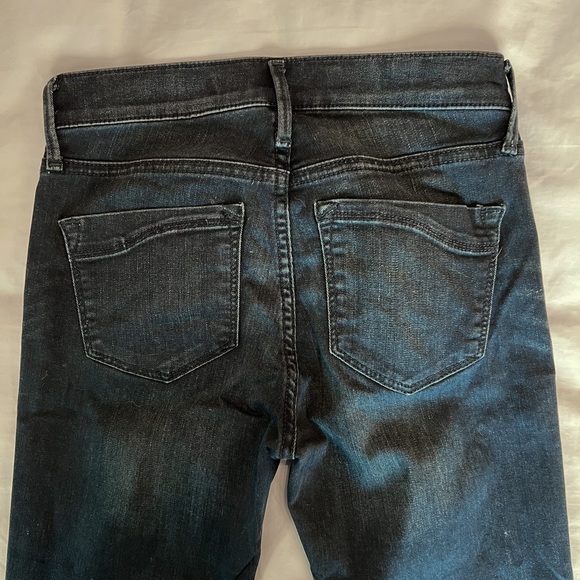Express Skinny Jeans - Dark Wash Skinny Jeans - Mid rise Jeans - Picture 3 of 6